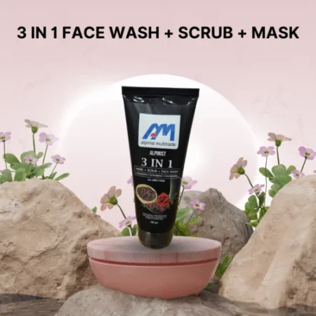 3 In 1 Face Wash + Scrub + Mask [ 100 Gm]